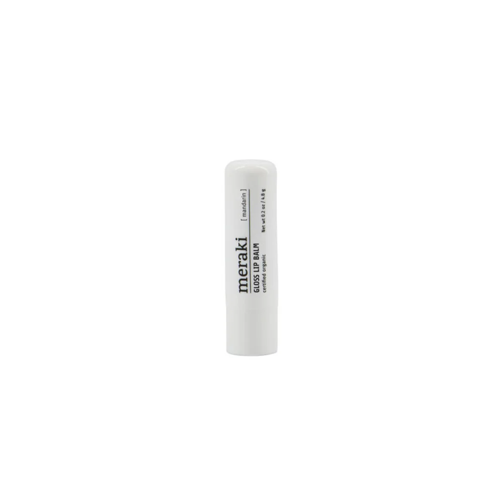 Meraki  Mandarin læbepomade med gloss - hvid