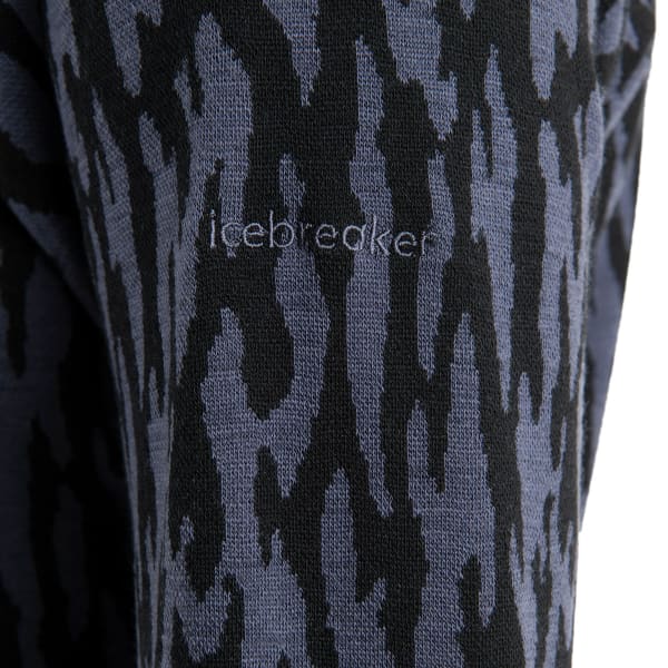 T-shirt thermique ICEBREAKER W MER 260 VERTEX LS HALF Z GLACIAL FLOW GRAPHITE/BLACK/J
