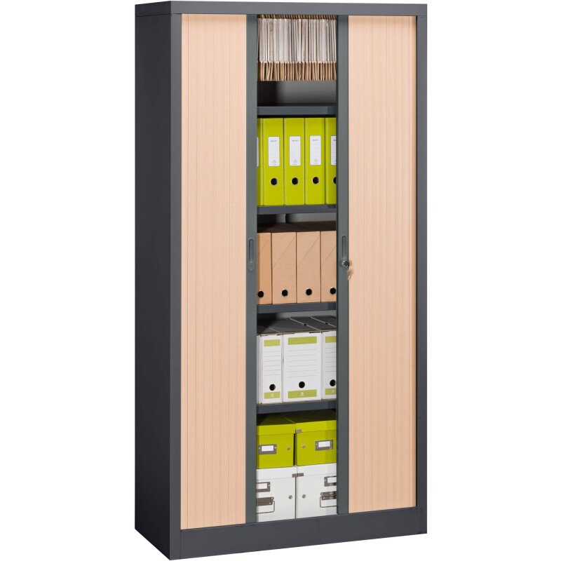 Armoire métal à rideaux Union G. L 100 x P 45 cm