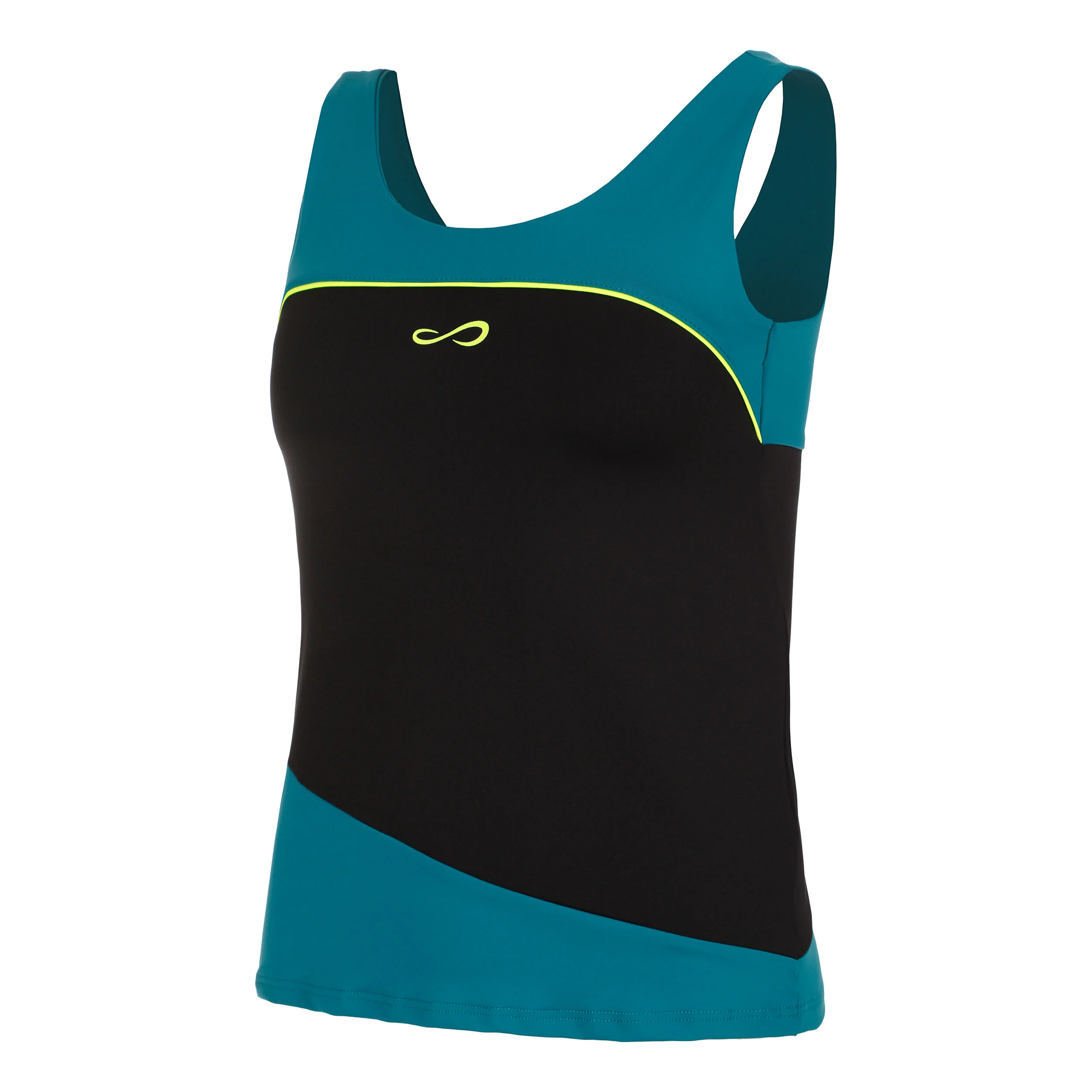 Endless Curve Débardeur Tank Top Femmes - Bleu Petrol