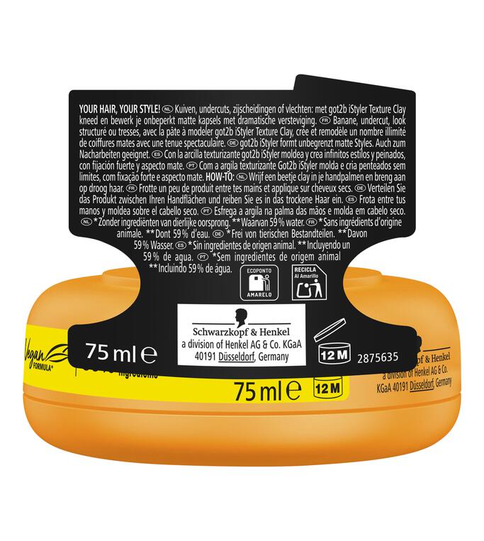 Schwarzkopf Got2b iStyler Texture Clay 75 ML