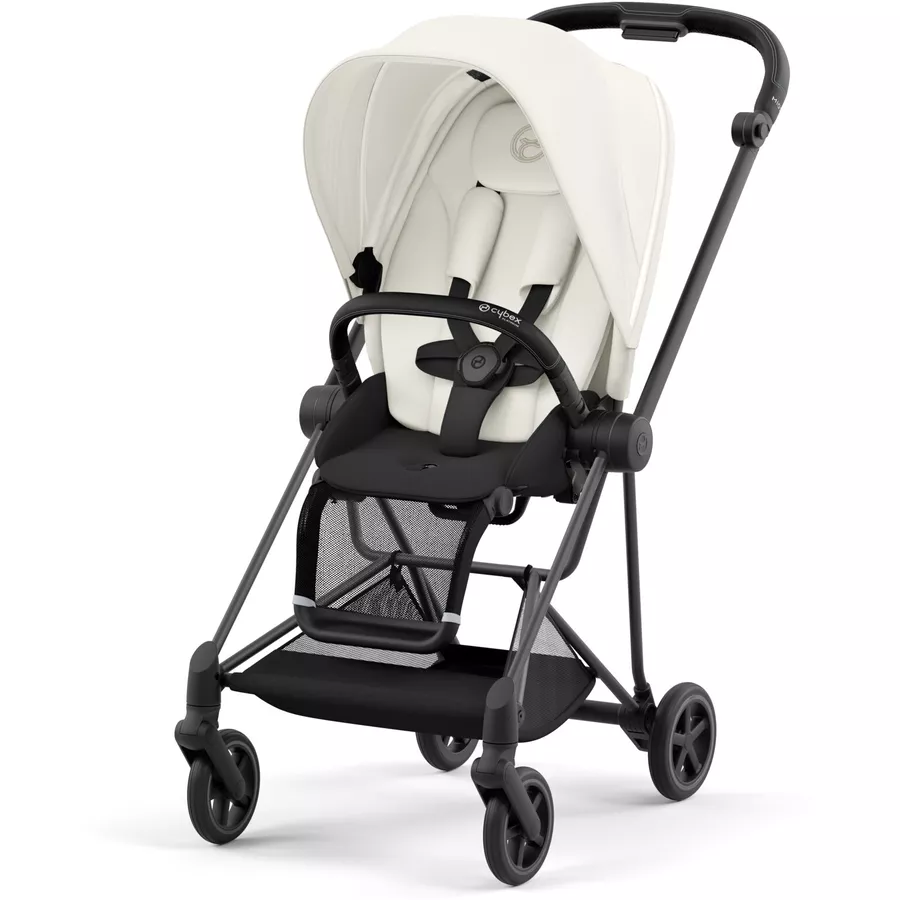 cybex PLATINUM Kombikinderwagen New Mios Matt Black Off White