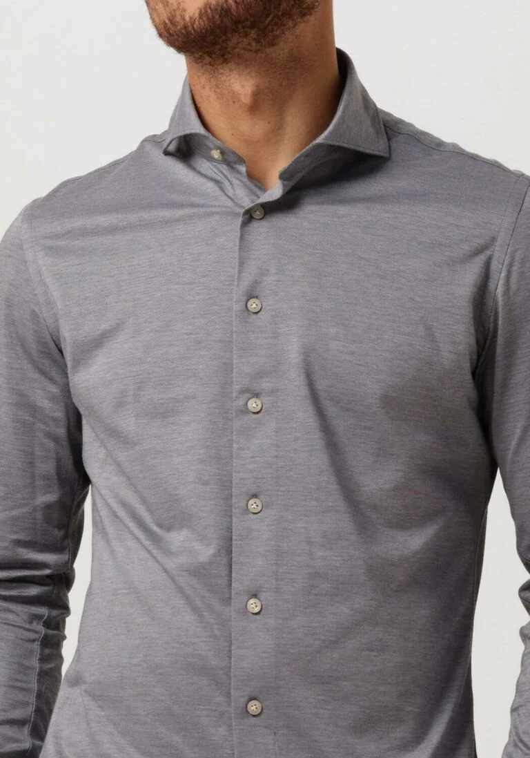 PROFUOMO blauwe profuomo casual overhemd shirt x-cutaway sc sf