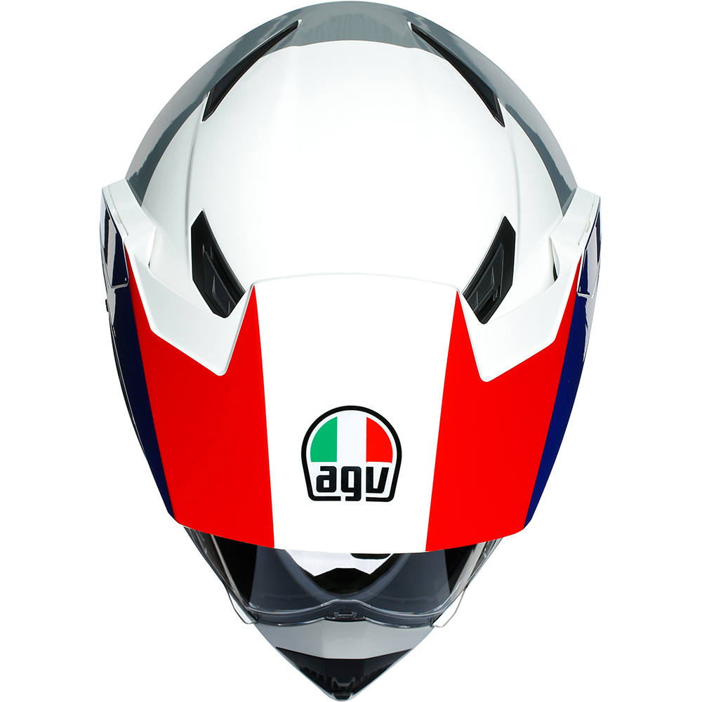 AGV - Casque AX9 Atlante Blanc / Bleu / Rouge