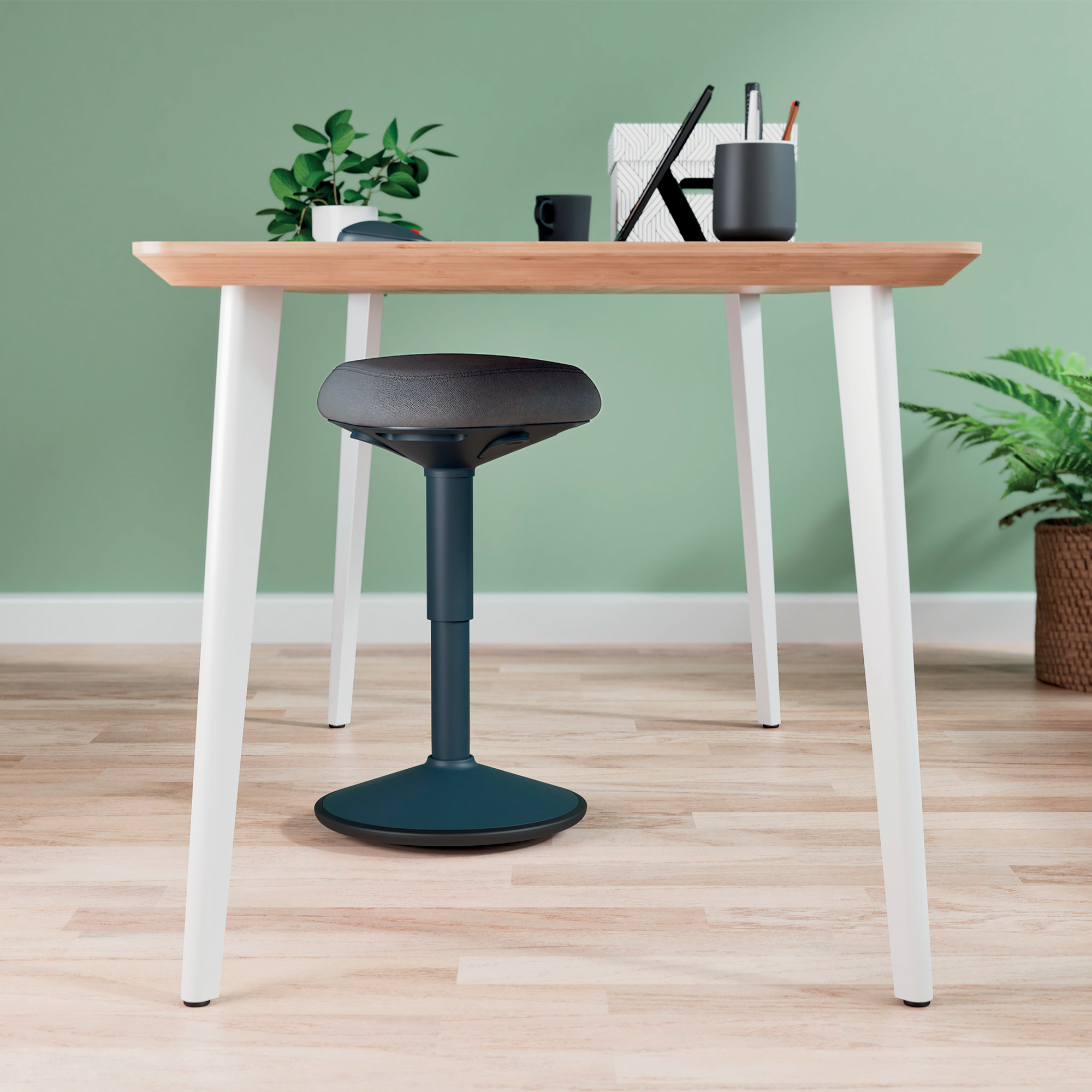 Kruk Actieve met gasveer 47-64 cm donkergrijs