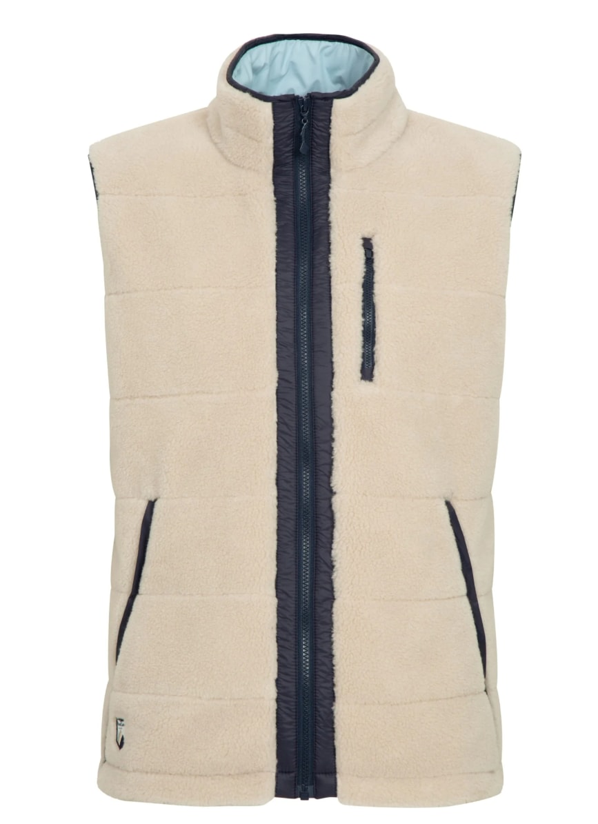 WoolLand Nusfjord Fleece Vest, Mann<br>Fleecevest i deilig teddy-stil!