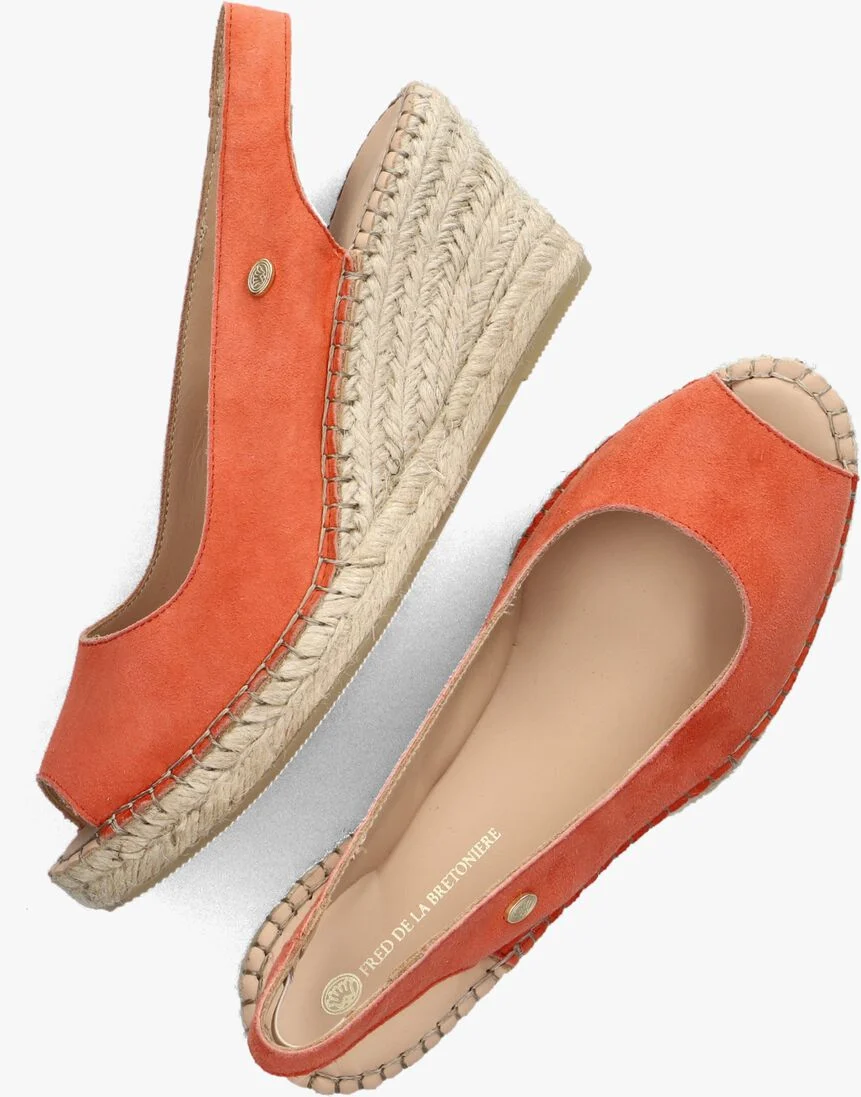 FRED DE LA BRETONIERE roze fred de la bretoniere espadrilles clare beau