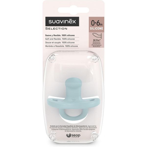 Suavinex Chupeta Colour Essence Anatómica 0-6m Blue