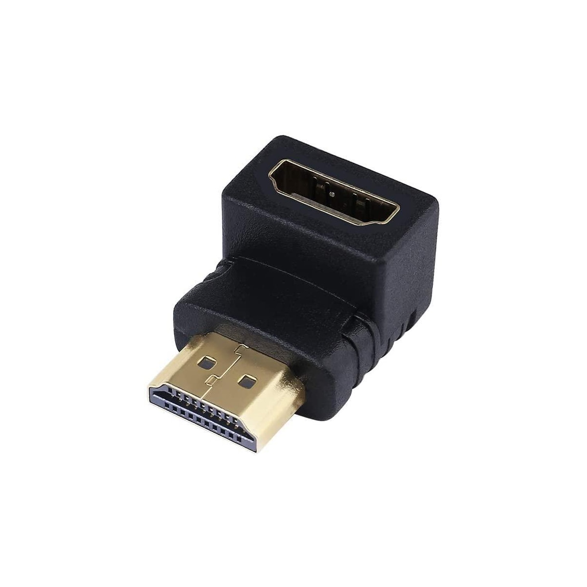 NÖRDIC vinklet HDMI 4K adapter mann til kvinnelige 270 grader