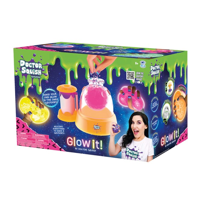 Doctor Squish - Squishy Maker - Glow it! - Neon Edition / Glow in the Dark