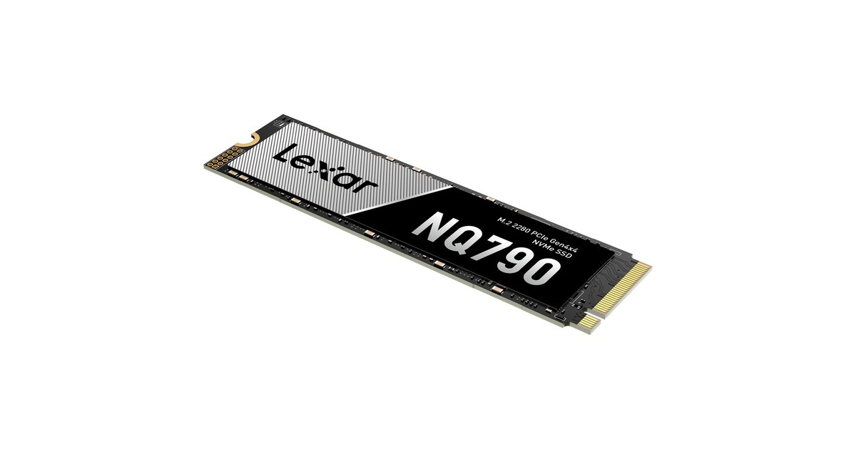 LexarNQ790 1 TB SSD  (Zwart/grijs, PCIe 4.0 x4, NVMe 1.4, M.2 2280)