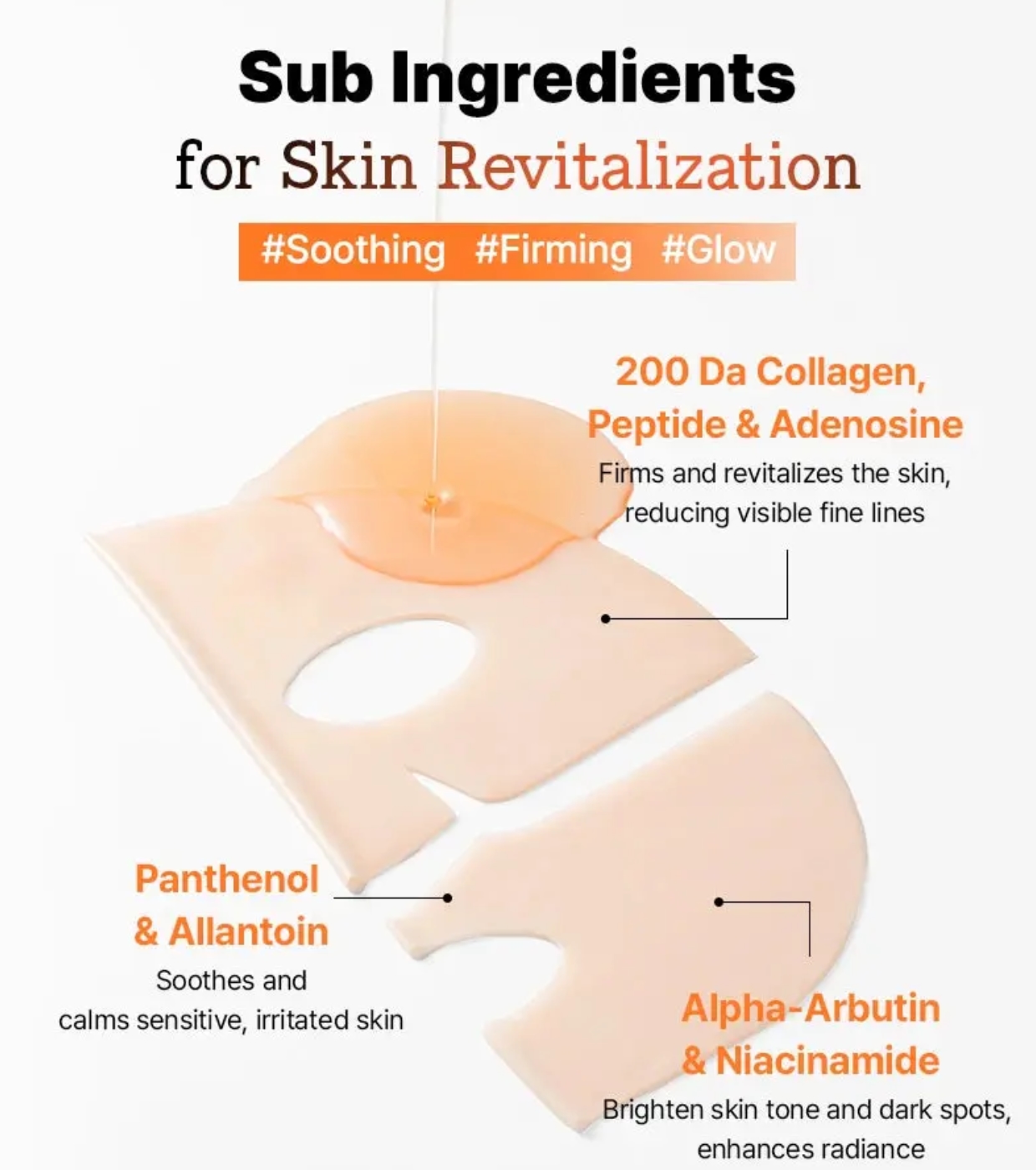 COSRX - *5 PDRN* - Máscara Facial Hidratante Hyaluronic Acid Vital