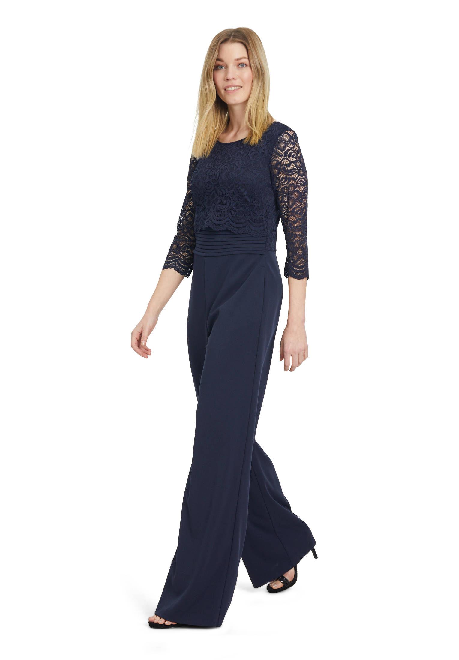 Vera Mont| Damen Jumpsuit mit Spitze