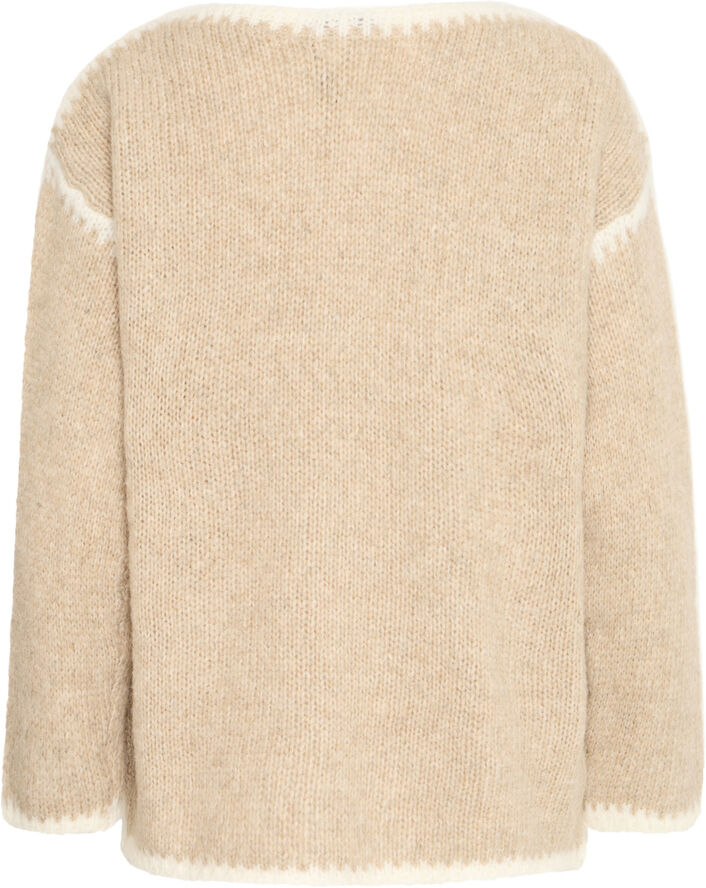 Sorbet SBCOAL KNIT BLOUSE Sandshell