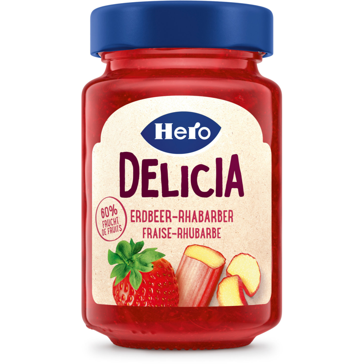 Hero Konfitüre Delicia Original Erdbeer Rhabarber