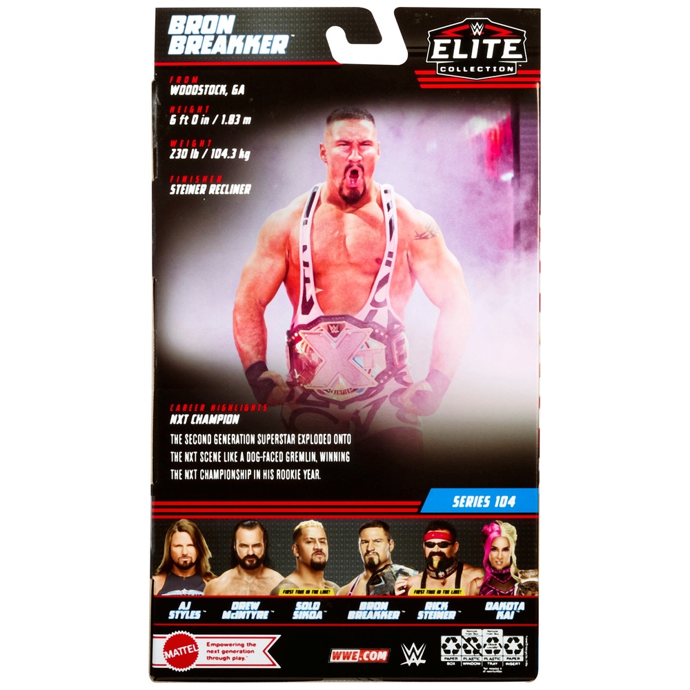 WWE Elite Series 104 Bron Breaker Actionfigur Chase-Sortiment