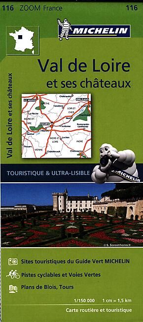 MICHELIN - 116 VAL DE LOIR ET SES CHATEAUX 1 150 000