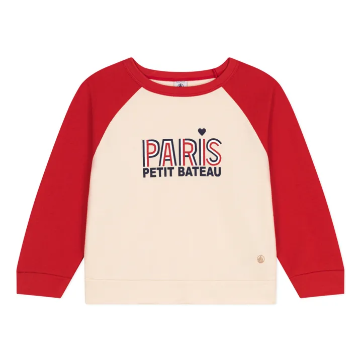 Petit Bateau Sweat Made Paris | Rouge