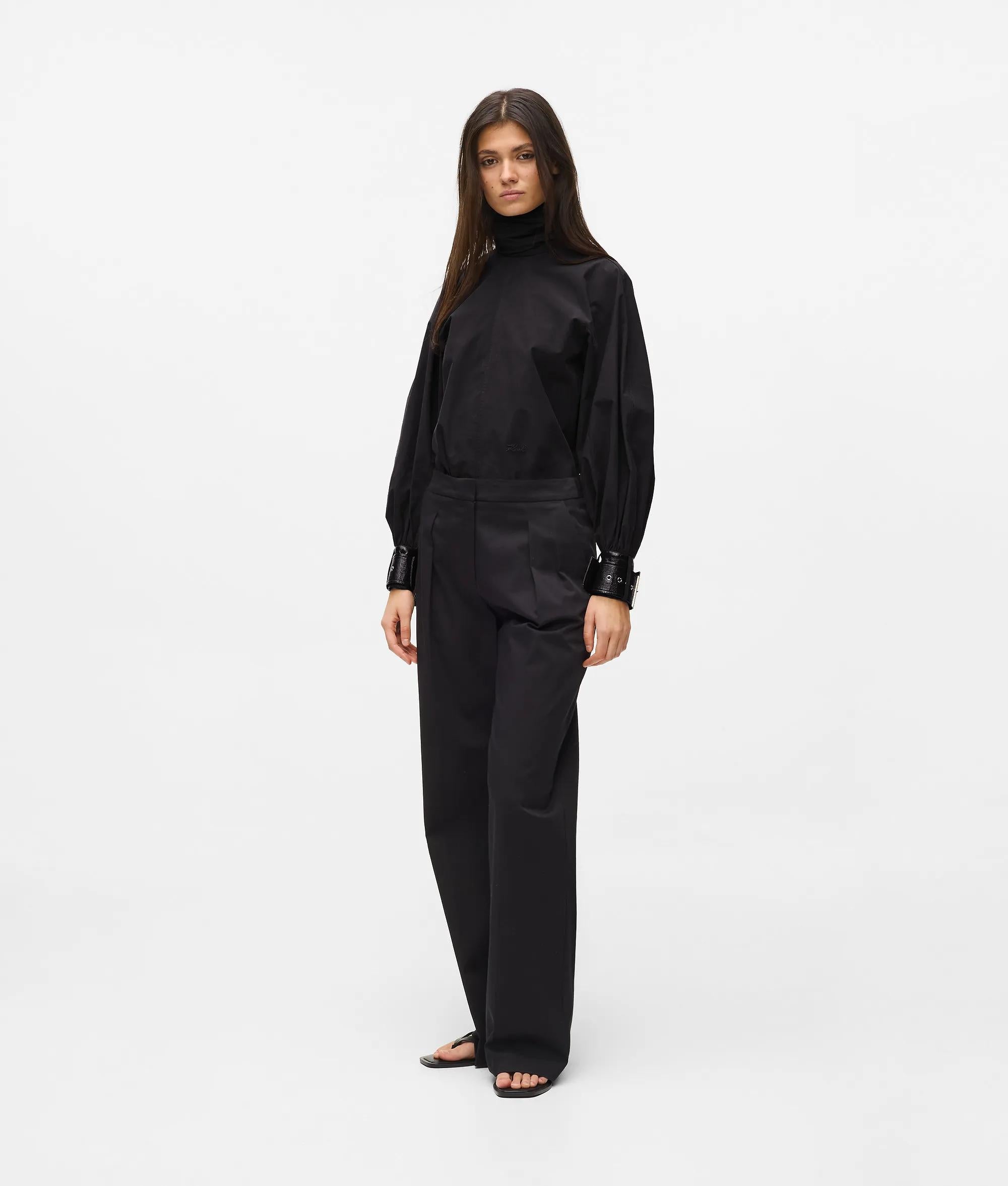 Blouse met ballonmouwen