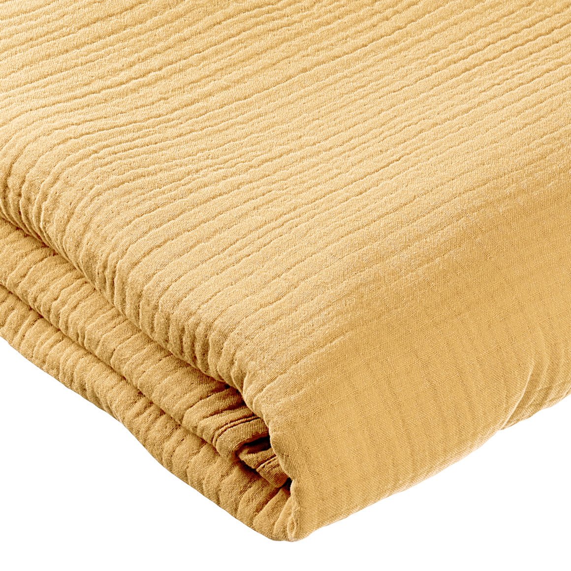 Topolino Pure Collection Musselin-Decke 130 x 170 cm gelb