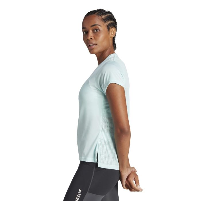 adidas Dame T-shirts AGR Shirt Blå