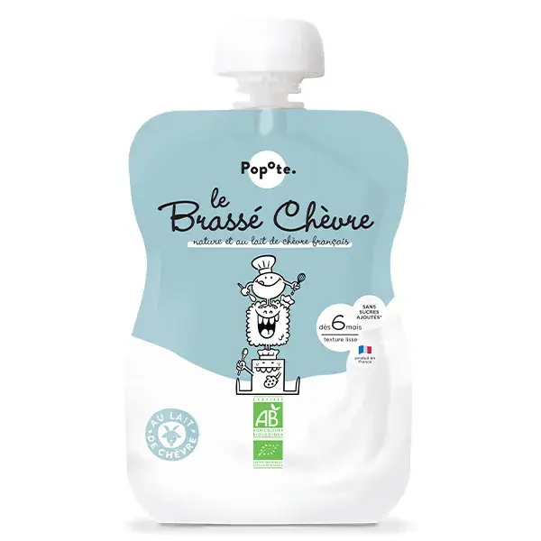 Popote Gourde Brassé Chèvre Nature 100g