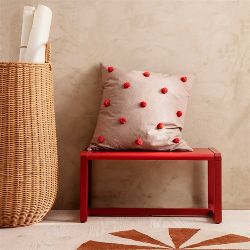 Dot Tufted Pude Sand/Black - Ferm Living → Luksusbaby.dk