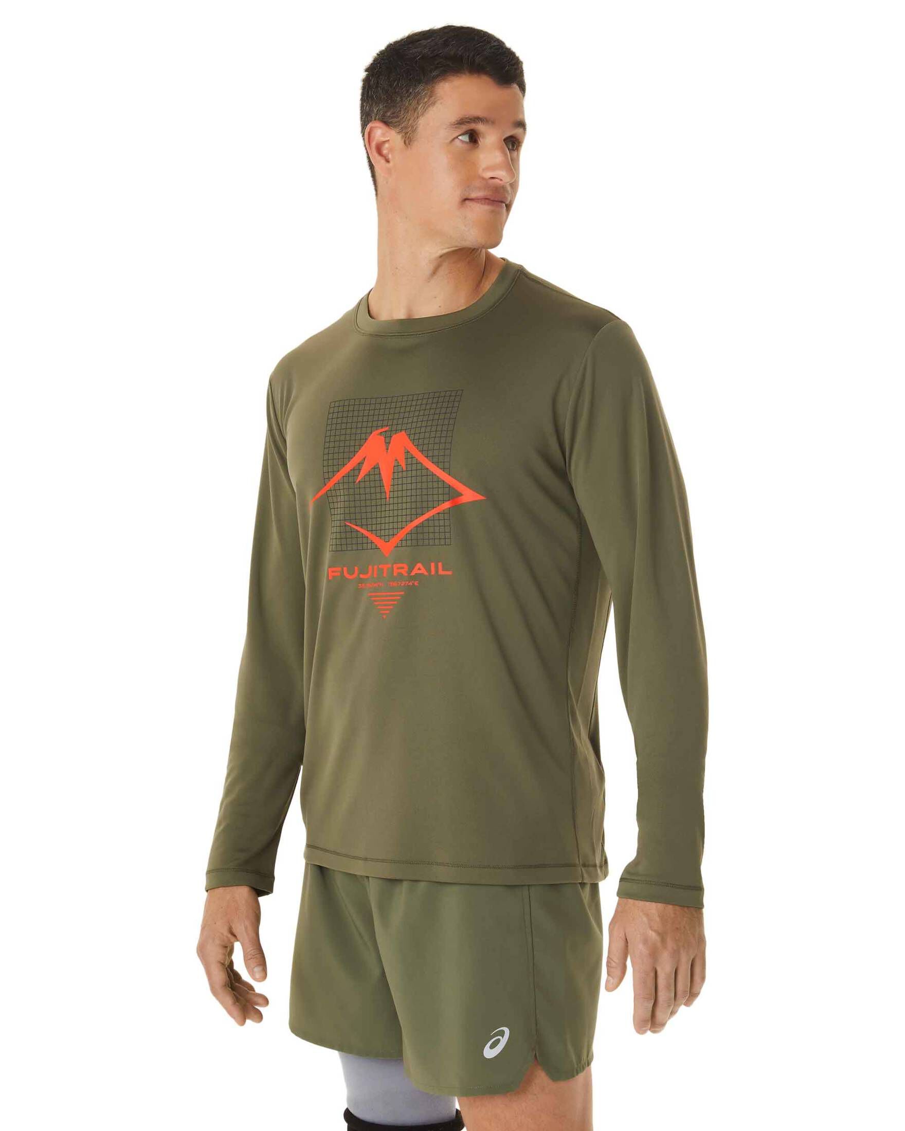 Asics| Herren Laufshirt FUJITRAIL LOGO Langarm
