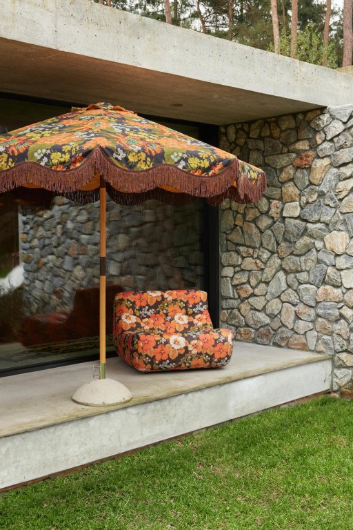 HKliving Lazy Lounge Outdoor fauteuil naturel