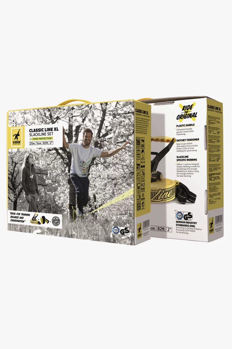 Gibbon Classicline XL Slackline + Baumschutz