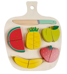 Speelgoed Groente & Fruit Snijset Hout 1ST