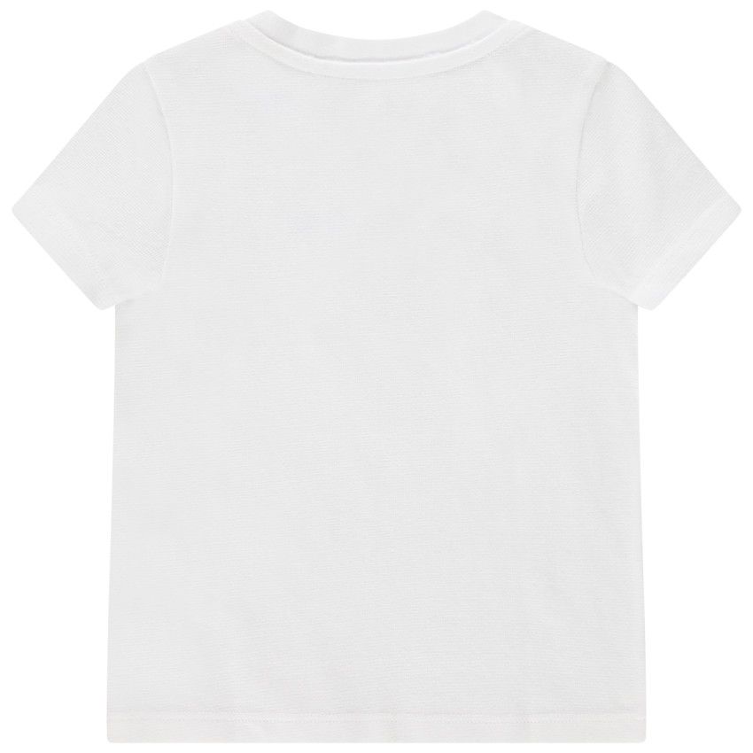T-shirt manches courtes motif félins pour bébé garçon - Blanc