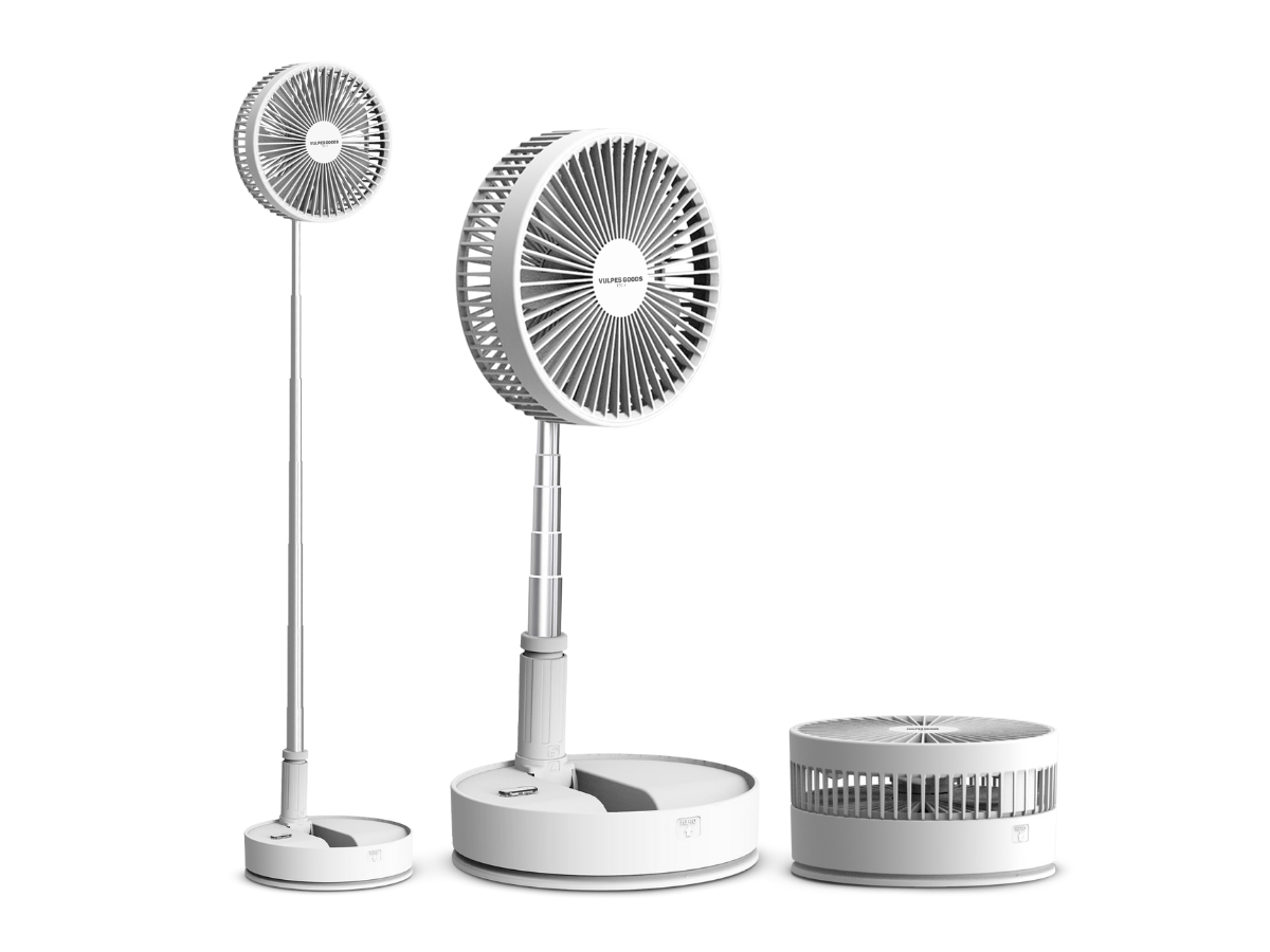 Vulpes Goods draadloze ventilator met afstandsbediening
