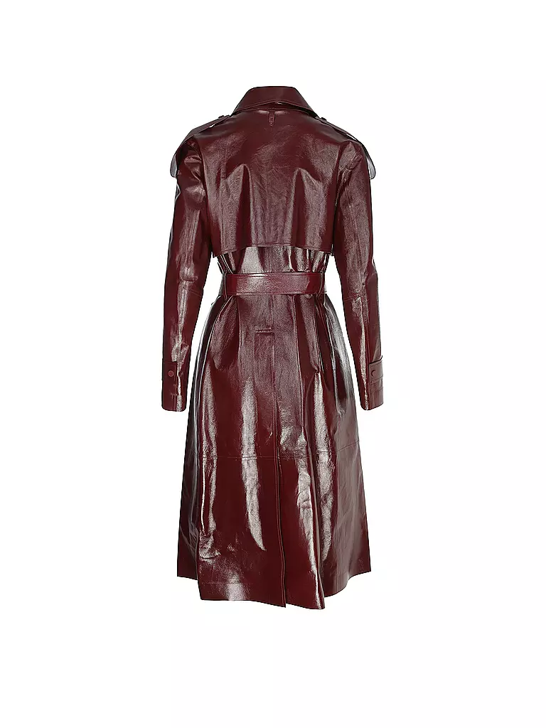 MACKAGE Ledermantel CARMELA dunkelrot