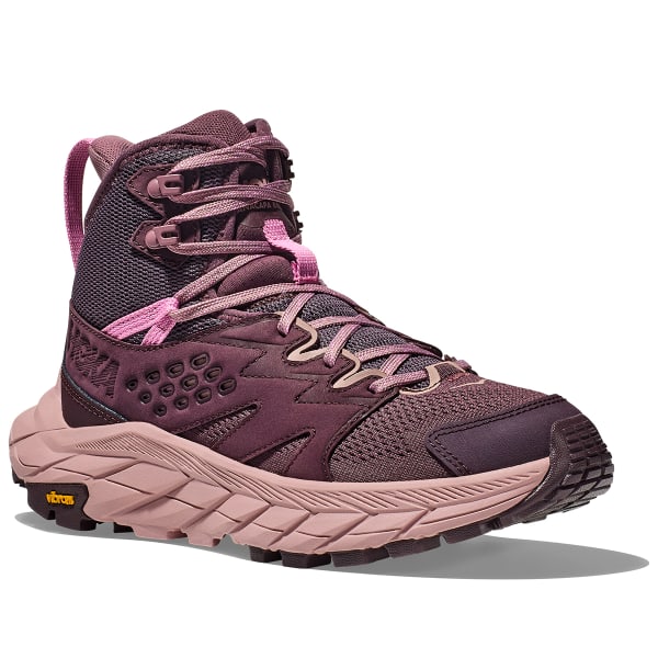 Chaussure de randonnée mid HOKA ONE ONE W ANACAPA BREEZE MID RAISIN / PALE MAUVE
