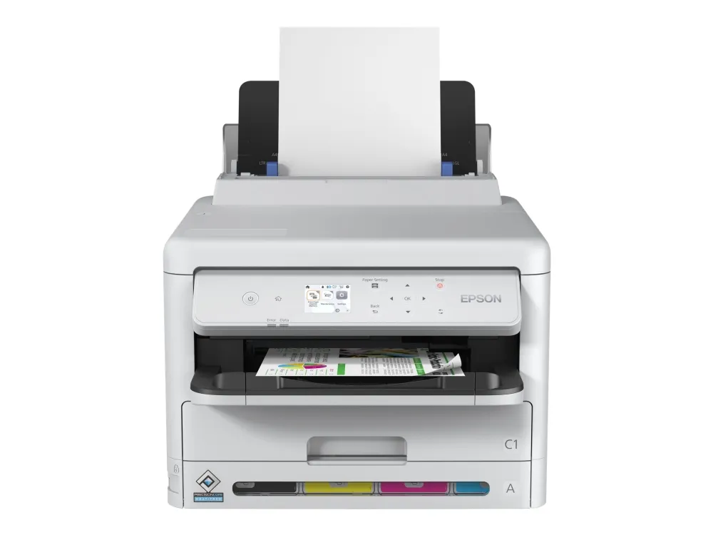 Epson WorkForce Pro WF-C5390DW - Printer - farve - Duplex - blækprinter - A4/Legal - 4800 x 1200 dpi - op til 25 spm (mono) / op til 25 spm (farve) - kapacitet: 330 ark - USB, Wi-Fi, Gigabit LAN