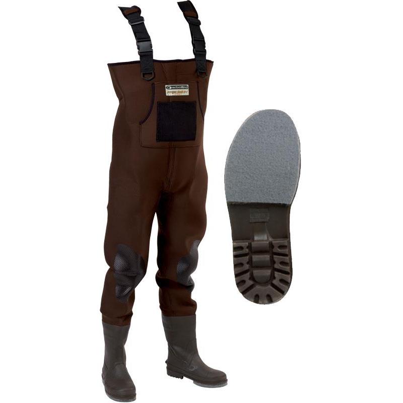 Waders Neoprene Garbolino Precision Pro - Semelles Feutre/Crantees