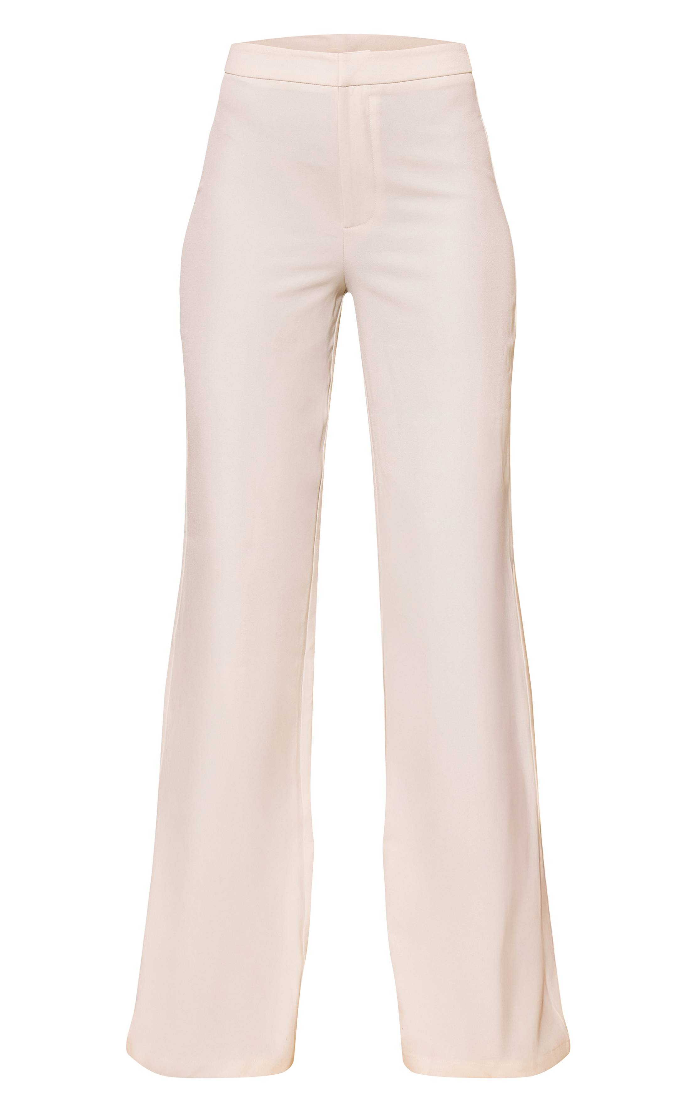 Amande Pantalon Taille Haute Coupe Large Ajusté Pour Grande Taille