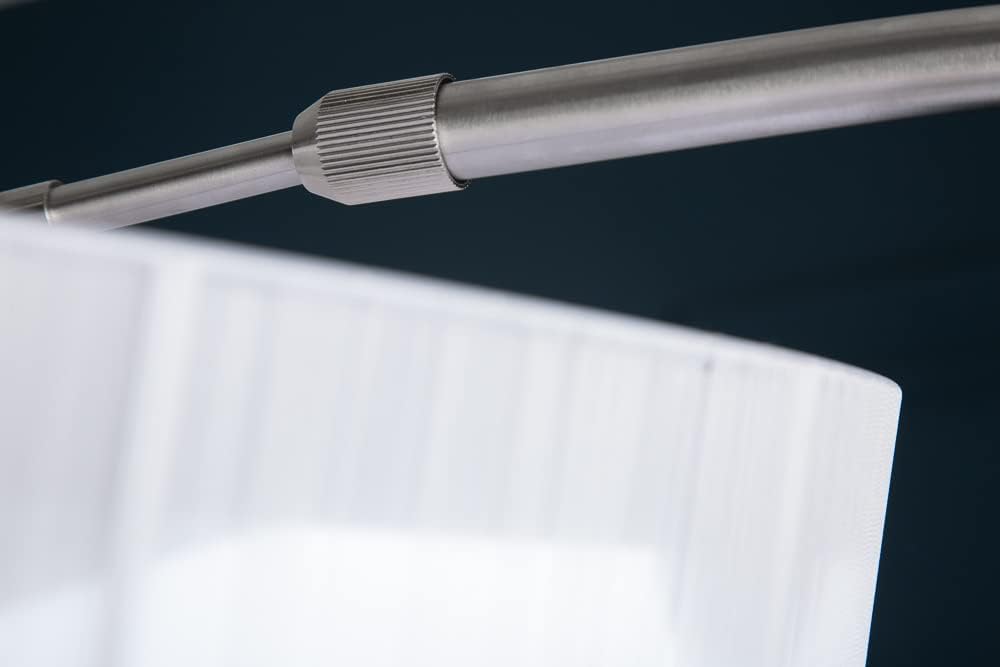 invicta INTERIOR Bogenleuchte EXTENSO weiß mit weißem Marmorfuß Bogenlampe