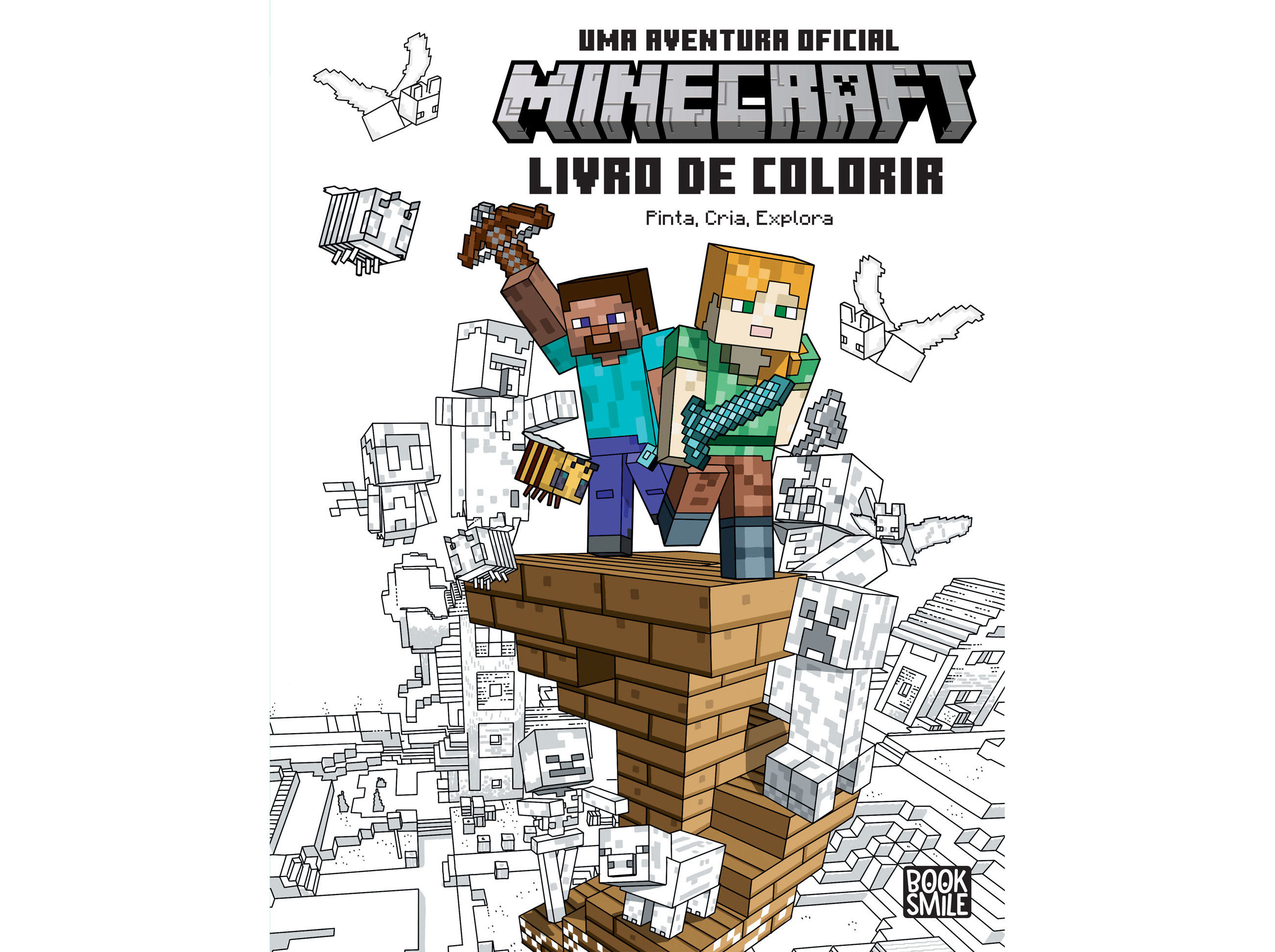 LIVRO MINECRAFT: UMA AVENTURA OFICIAL: LIVRO DE COLORIR