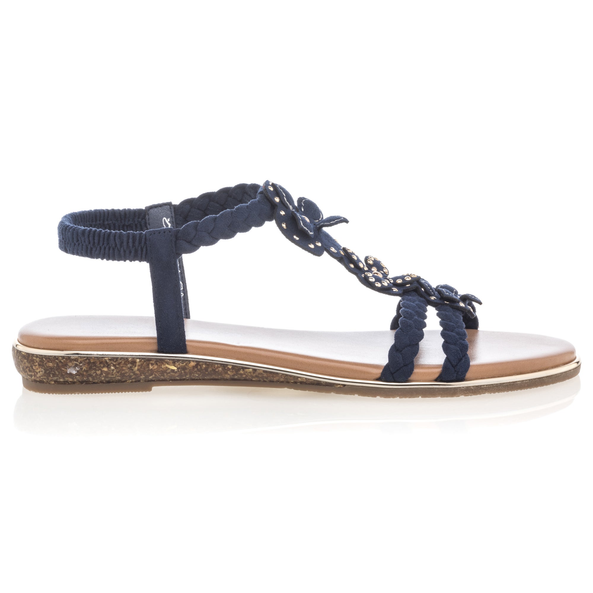 Nu-pieds Femme bleu marine