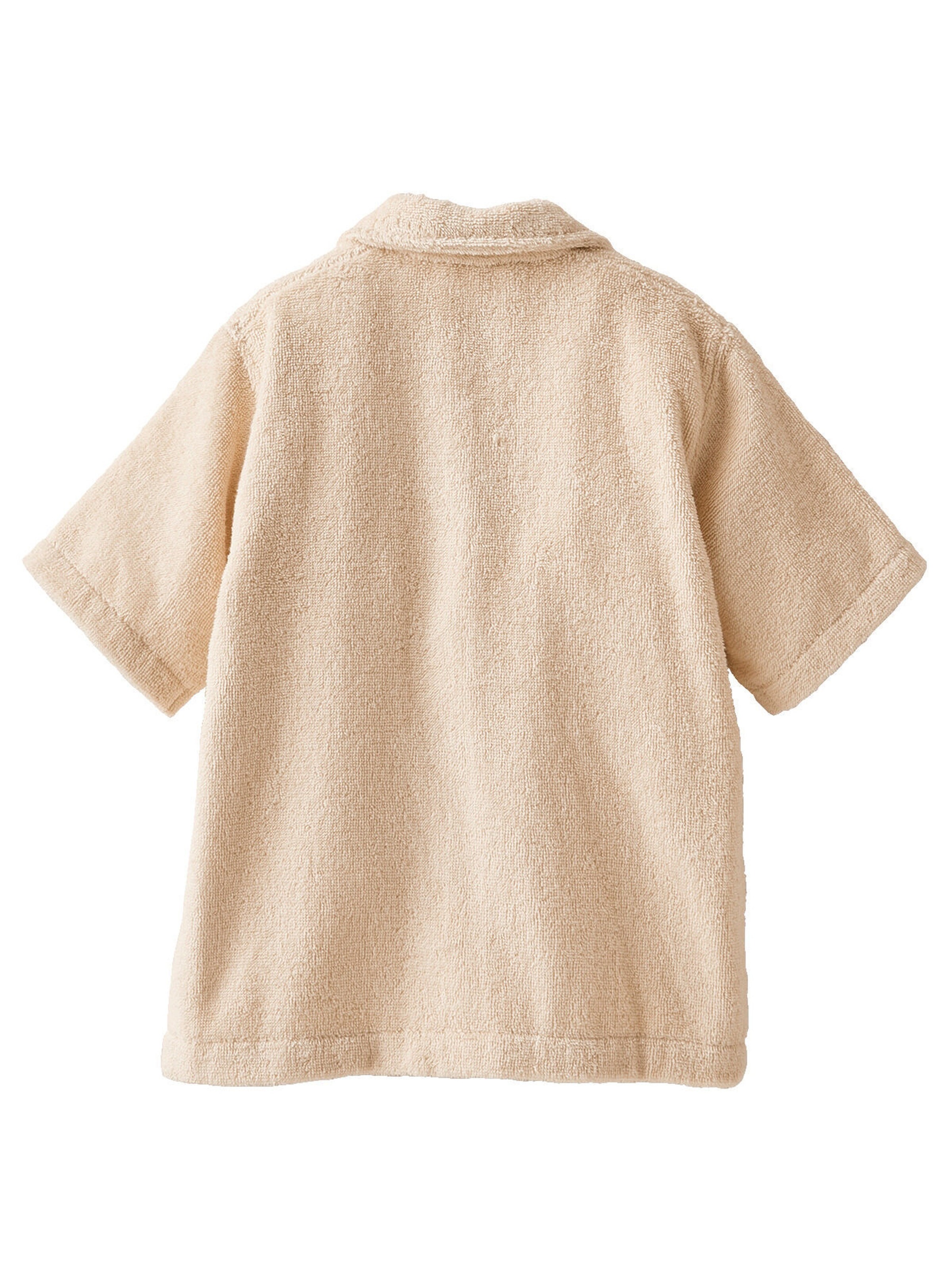 Vertbaudet Baby Bademantel mit Recycling-Baumwolle beige