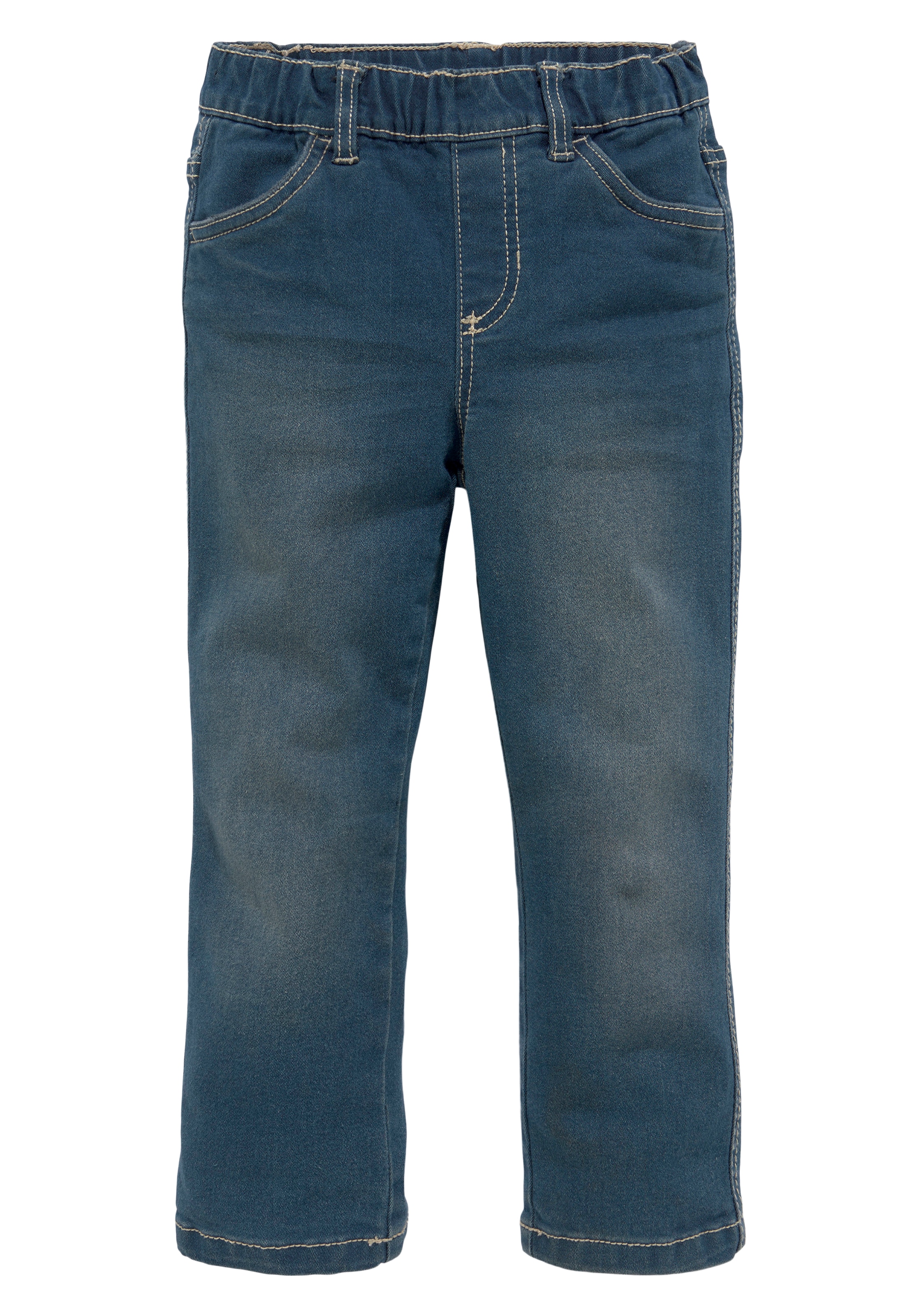 KIDSWORLD Schlupfjeans », Stretch-Jeans für kleine Jungen«, bequeme Passform,  gerade Beinform,  mit Gummizug im Bund