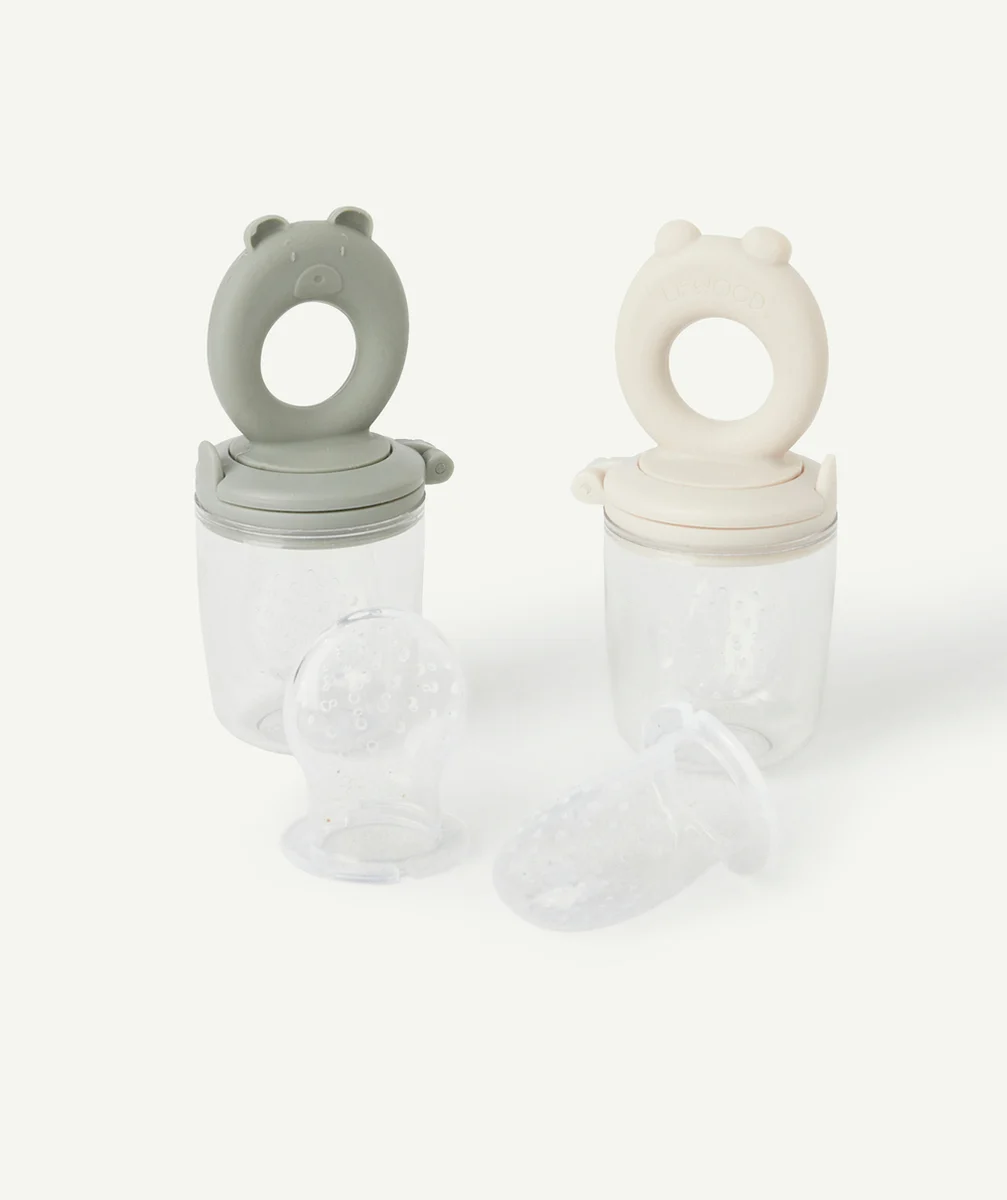 LIEWOODLOT DE 2 NOURRISSEURS MIRANDA EN SILICONE VERT