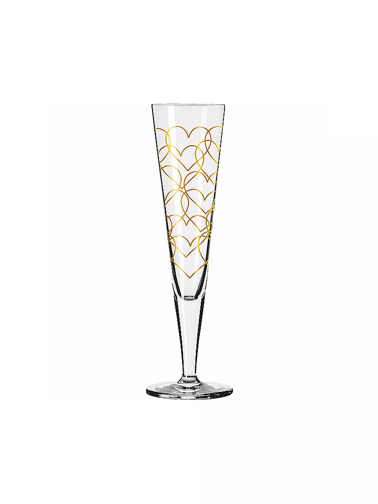 RITZENHOFF Champagnerglas 2-er Set Goldnacht Champus #23 Nathalie Jean, Rurik Mahlberg 2023 gold