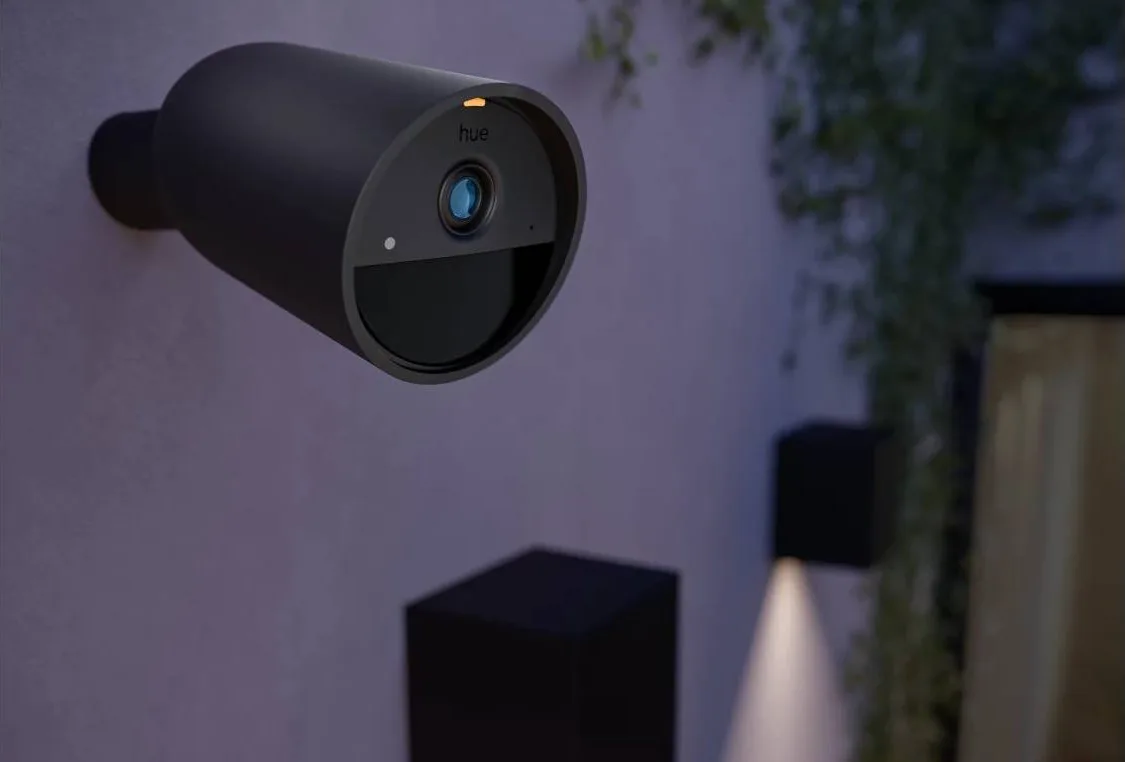 Philips Hue Secure caméra sans fil Noir Caméra de surveillance