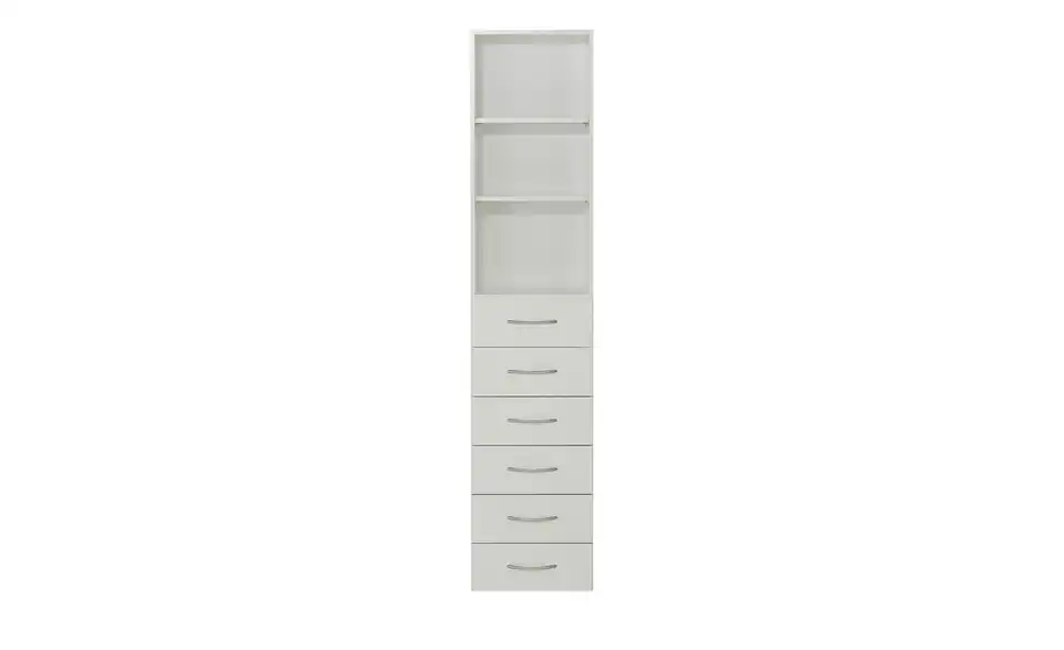 Regal Multischrank-System 40 cm Weiß