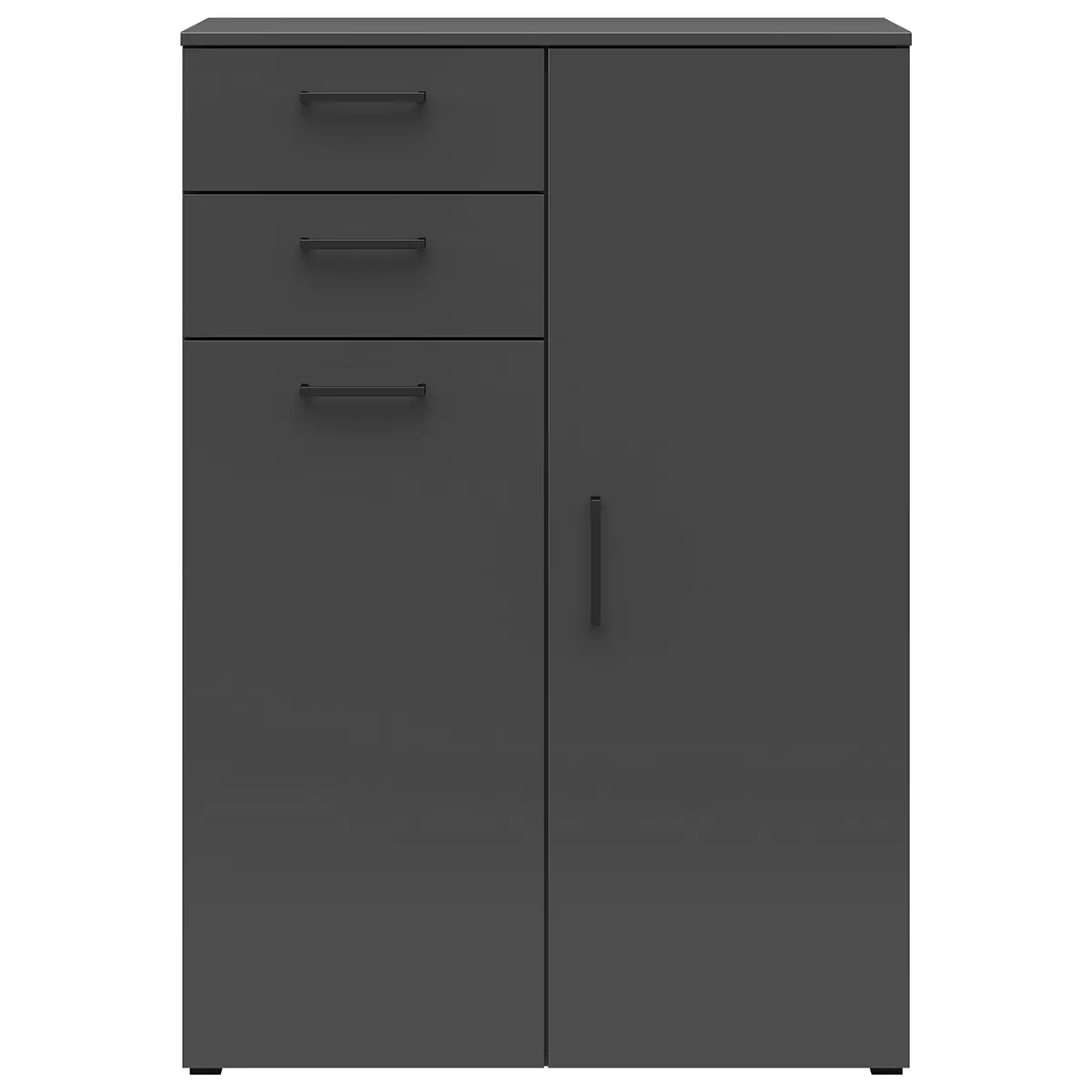 Kommode 2T2L Cabinet Anthrazit