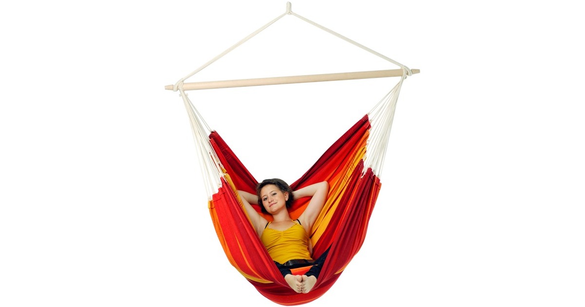 AmazonasBrasil Gigante hangstoel  (Rood/geel)