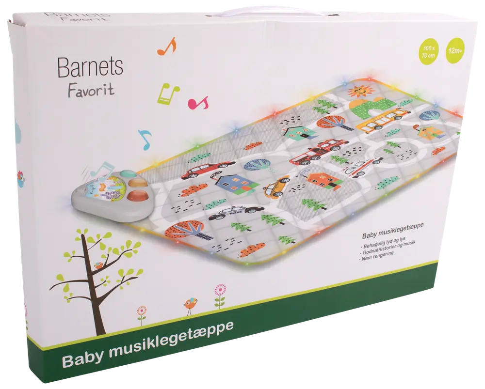 Barnets Favorit Legetæppe med musik til baby